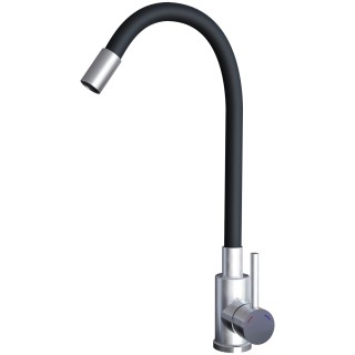 Kuchyňská baterie Sinks Elasta Nerez/Černá