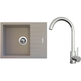 Set Sinks G24629 (dřez Perfecto 650 Avena 29 + baterie Arco Celonerezová)