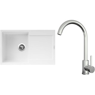 Set Sinks G25228 (dřez Ultima 790 Milk 28 + baterie Arco Celonerezová)