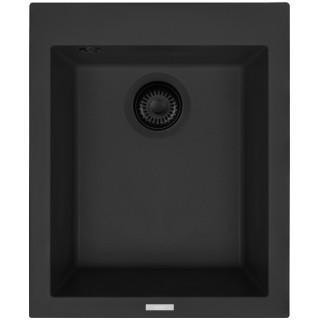 Kuchyňský dřez Sinks Cube 410 NANO BL Nanoblack N6