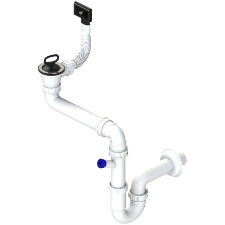 Sifon Sinks SPNS1S 1 1/2" pro nerezové dřezy, s úsporou místa