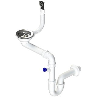 Sifon Sinks SPNG3S 3 1/2" pro granitové dřezy, s extra úsporou místa